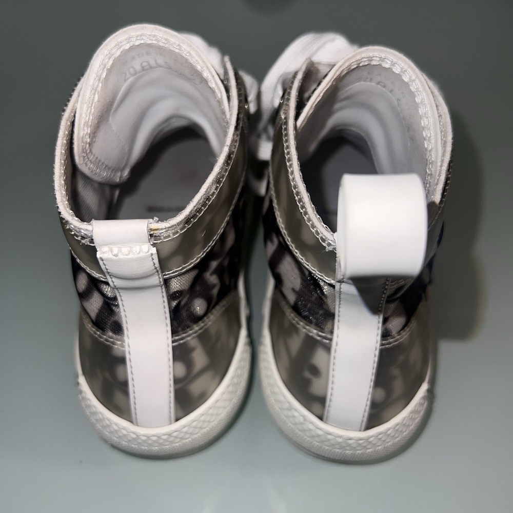 Christian Dior B23 High Top Women's Designer Sneaker 37 Size 7 - Picture 8 of 16